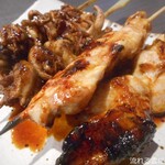 炭火焼き 花 - ハツもと＆ふりそで