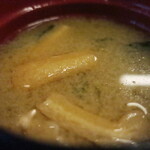 Aoba En - 定食の味噌汁