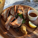 RestaurantMIKAYLA - 豚ｽﾍﾟｱﾘﾌﾞｽﾊﾟｲｽ焼き