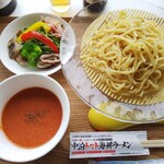 ピュアレストラン - 料理写真:【限定】中泊トマト冷やしつけ麺　950円