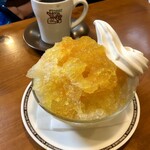 コメダ珈琲店 - マンゴー＆ジャスミンティーかき氷ミニ