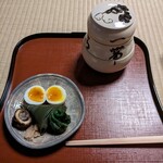 瓢亭 - まず運ばれてきたお膳