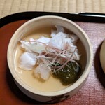 瓢亭 - 鱸ともずく・茗荷