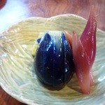 葵寿司 - つけもの　なす　みょうが
