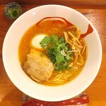 麺屋 とらいわ - 絶品えび塩ラーメン＋トッピング味玉