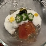 炭火割烹 稲米舎 - 夏野菜ジュレ