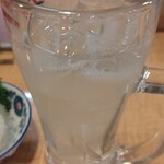 えき亭 - レモンサワー。