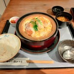 田むら 銀かつ亭 - 豆腐かつ煮定食 1595
