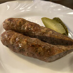 ヨッシーズフィッシュ＆チップス - ラムのソーセージ