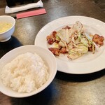 麻辣王豆腐 - ホイコーローセット