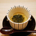 兄弟寿し - ◆あおさと梅の茶碗蒸し