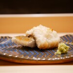 兄弟寿し - ◆穴子の白焼き（佐渡）
      大きすぎる1,6kgものは骨切りが必要な特大サイズ。