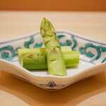 兄弟寿し - ◆アスパラ 塩焼き（十日町）