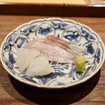 永山 - 2.8kgアオリイカ4日寝かし　天然シマアジ　吉和山葵、大島龍神乃鹽