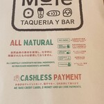 Mole TAQUERIA Y BAR - 説明