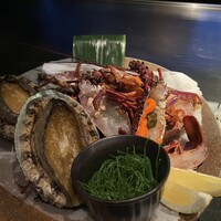 やまなみ - 特大鮑と伊勢海老