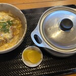 Minato Shokudou - カツ丼鍋焼きうどんセット