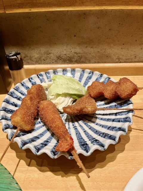 その他 KUSHI Kushi Gushi - Shinzaike/Kushi-age (Deep-fried skewers) | Tabelog