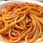 ガストロノミア ヨシ - スパゲティ アラビアータ（この日は辛さ抑えめ）