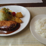 シェーヴル - ライスかパンが選べます