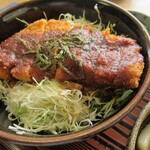 つきよみ食堂 - みそかつ丼　900円