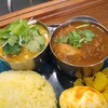 リコ プア - ２種盛 1150円（税込）
山椒ポークカレー
日替りカレー（チキンと野菜のアジアン風ココナッツカレー）