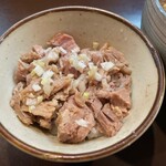 麺処 と市 - ちゃーしゅー丼（ねぎ塩）300円