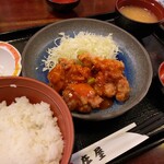 Niyu To Kiyoshouya - 今回オーダーの鶏の唐揚げ定食