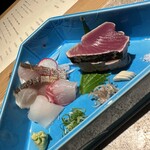 座屋 - お造り4点盛り