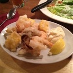 リ・カーリカ - エビとポルチーニのフリット