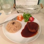 Natura Vita - 豆腐ハンバーグ＆玄米ご飯