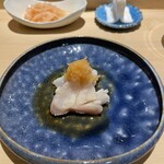 麻布十番 鮨 すずめ - 長崎産クエ