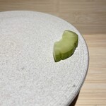 麻布十番 鮨 すずめ - 白瓜のお漬物