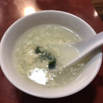 中華料理 香酒縁 - 卵ワカメ中華スープ