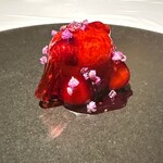 ラ・ヴァガボンド - 紅秀峰さくらんぼ　ヘーゼルナッツ　フランバーズ　花穂紫蘇