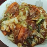 スタミナラーメン松喜吉 - 冷し(ダブル)