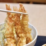 Tempura Jyuuwari Soba Shinjirou - 大きな海老が３尾！