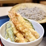 Tempura Jyuuwari Soba Shinjirou - スペシャル天丼と蕎麦