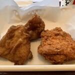 ケンタッキーフライドチキン - 料理写真:一番右がレッドホットチキン