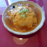 大和 - 料理写真:カニ玉あんかけやきそば