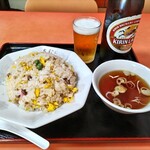 大むら - 炒飯と瓶ビール