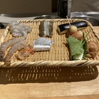 天七 - 今日の素材　全体的に小ぶり　個別写真は拡大するからなぁ。　よく言えば一口サイズ