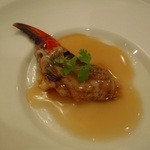 香桃 - 蟹爪の卵白蒸し　紹興酒風味