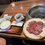 徳龍 - ハラミ定食