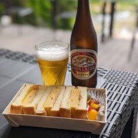 黒茶屋 - だし巻き玉子サンド（¥918）