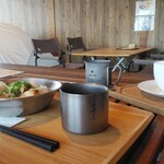 outdoor style cafe TAKIBI - SOBA
