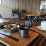outdoor style cafe TAKIBI - SOBA