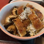 うなぎ仁 - ひつまぶし４杯目（ネギかけ）