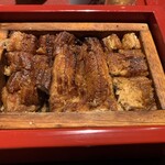 うなぎ仁 - せいろ蒸し（特上）　近景