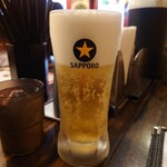 Mim Min - 生ビール サッポロ、480円。